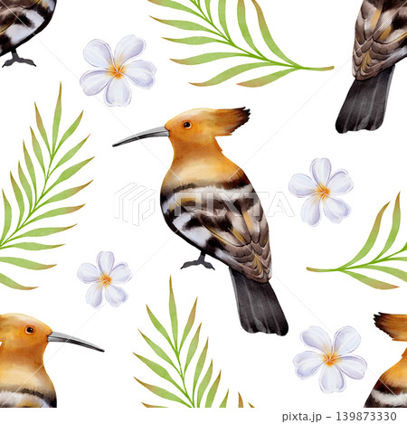 Tropical bird seamless pattern Tropical bird seamless pattern 139873330