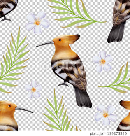 Tropical bird seamless pattern Tropical bird seamless pattern 139873330