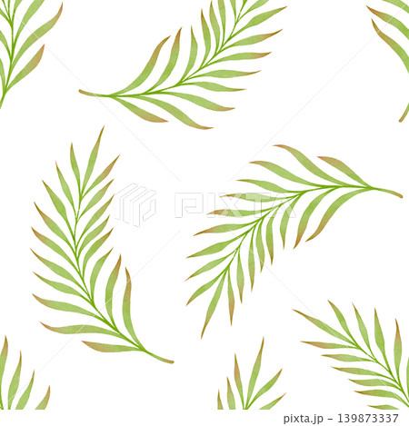 Tropical palm leaves seamless pattern Tropical palm leaves seamless pattern 139873337
