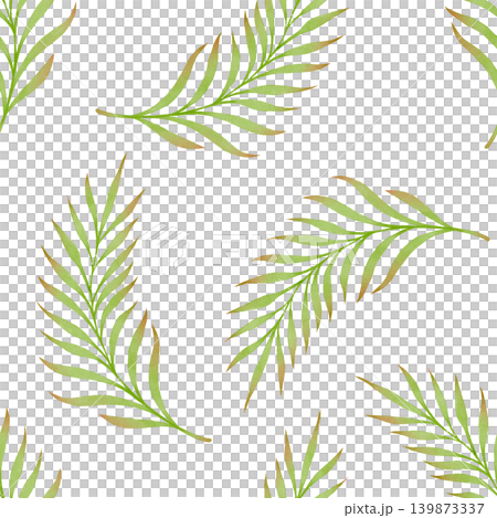 Tropical palm leaves seamless pattern Tropical palm leaves seamless pattern 139873337