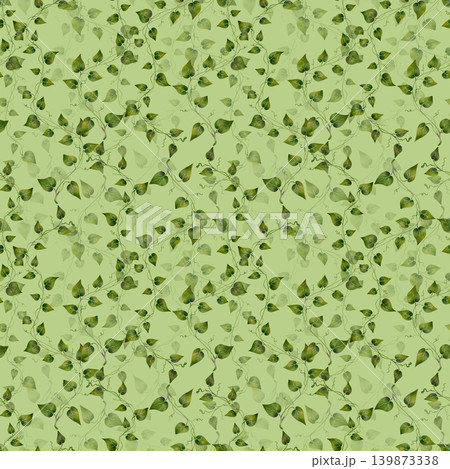 Ivy leaf watercolor seamless pattern Ivy leaf watercolor seamless pattern 139873338
