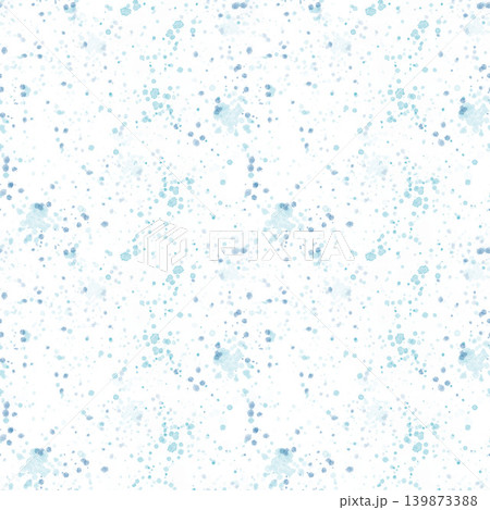 Blue watercolor splatter seamless pattern Blue watercolor splatter seamless pattern 139873388