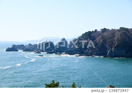 三陸復興国立公園 山王岩付近の風景 三陸復興国立公園 山王岩付近の風景 139873847