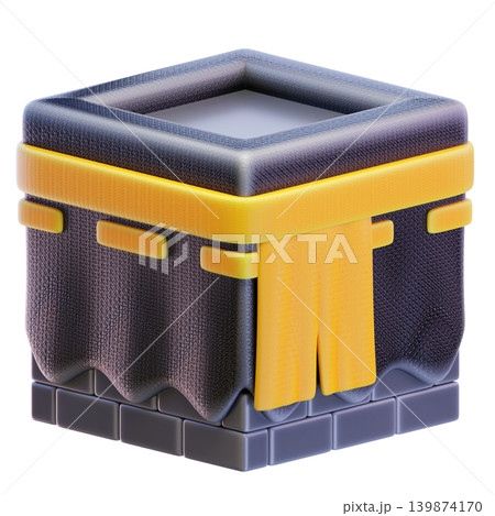 Kaaba 3d render icon 139874170