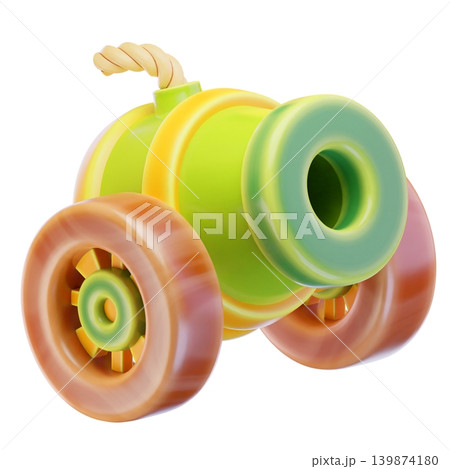 Ramadan Cannon 3d render icon 139874180