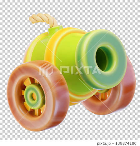 Ramadan Cannon 3d render icon 139874180