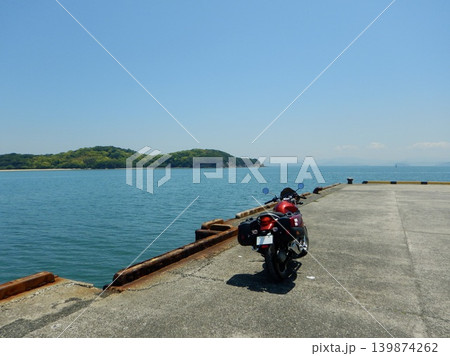 小豆島 海とバイク 小豆島 海とバイク 139874262