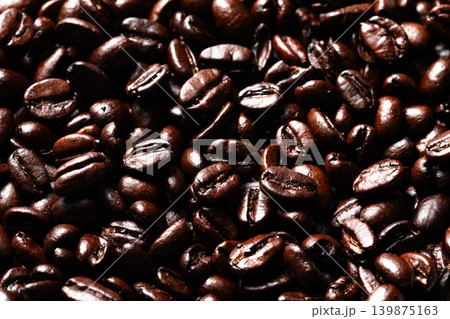 一面のコーヒー豆 一面のコーヒー豆 139875163