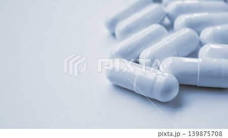 medicine pills capsule background close up medicine pills capsule background close up 139875708