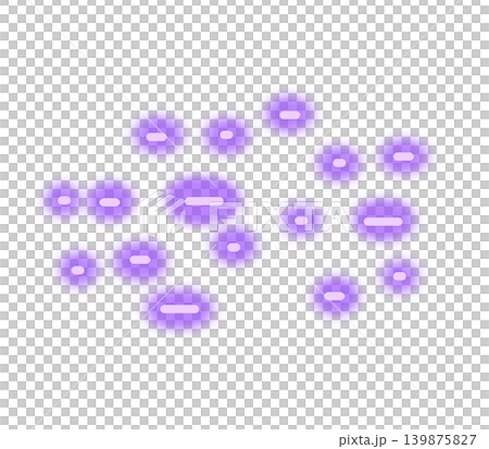 光る弾丸エフェクト(紫) 139875827