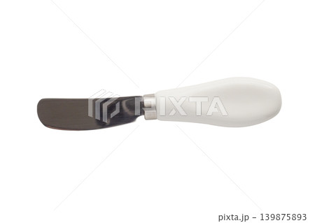 Butter knife isolated on white background Butter knife isolated on white background 139875893