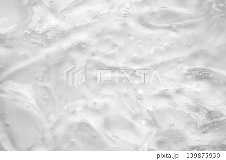 Transparent clear liquid serum gel cosmetic texture background 139875930