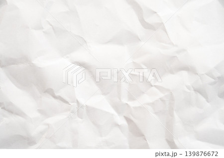 Grunge wrinkled white color paper textured background with copy space. Use for decoration or layer Grunge wrinkled white color paper textured background with copy space. Use for decoration or layer 139876672