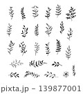 手書き植物イラストセット 139877001