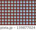 茶色×水色の小さいチェック 139877024