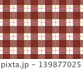 茶色×ピンクのチェック 139877025