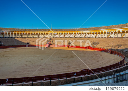 Empty Bullring Arena 139879922