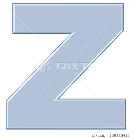 3D素材_アルファベット_Z_銀 3D素材_アルファベット_Z_銀 139880433