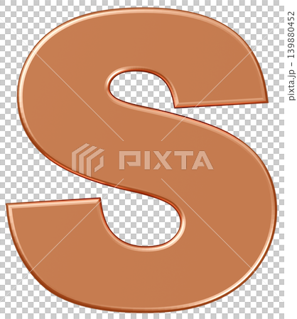 3D材質_字母_S_金色 3D材質_字母_S_金色 139880452