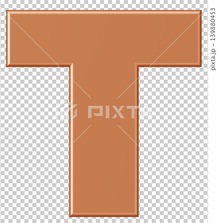 3D材質_字母_T_金色 3D材質_字母_T_金色 139880453