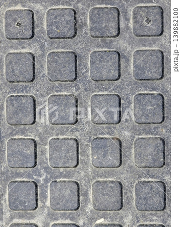 Square Patterned Cover With Convex Elements for Anti Slip Use 139882100