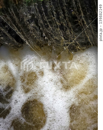 Water Flows Over Spillway in a Pressureless Water Movement System 139882149