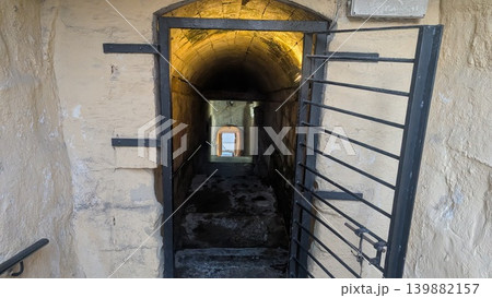 Entrance of old underpass looking down stairs Entrance of old underpass looking down stairs 139882157
