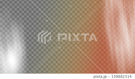 Warm abstract gradient background with soft light streaks, subtle dust particles and transparent background, isolated design for poster, banner or template. Warm abstract gradient background with soft light streaks, subtle dust particles and transparent background, isolated design for poster, banner or template. 139882314