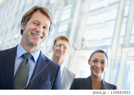 Portrait, smile and management team of business people in office together for corporate or professional career. About us, leadership and happy employee group in workplace for diversity or unity Portrait, smile and management team of business people in office together for corporate or professional career. About us, leadership and happy employee group in workplace for diversity or unity 139883891