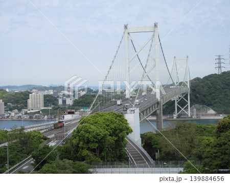 関門海峡・関門橋の見える風景!福岡県北九州市門司区 関門海峡・関門橋の見える風景!福岡県北九州市門司区 139884656