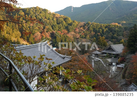 奈良大和路の花の御寺 総本山 長谷寺の紅葉 奈良大和路の花の御寺 総本山 長谷寺の紅葉 139885235