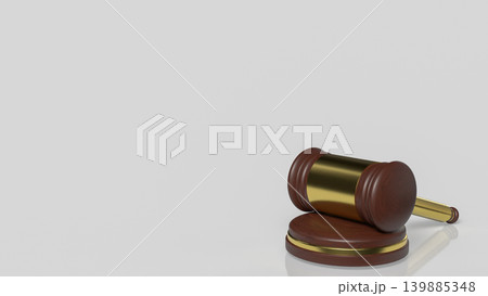 Legal Gavel For Justice Concept 3d render. Legal Gavel For Justice Concept 3d render. 139885348