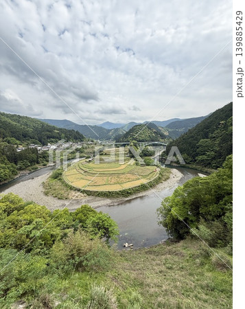Traditional terraced fields in rural Japan 139885429