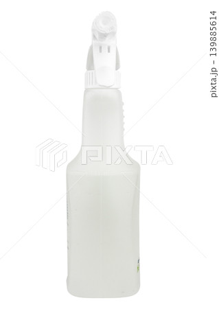 Fabric spray bottle isolated on white background Fabric spray bottle isolated on white background 139885614