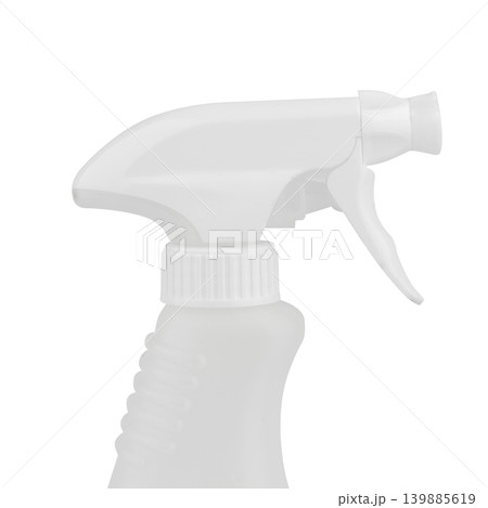 Fabric spray bottle isolated on white background Fabric spray bottle isolated on white background 139885619