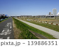 多摩川河川敷二子新地からの対岸二子玉川眺望 多摩川河川敷二子新地からの対岸二子玉川眺望 139886351