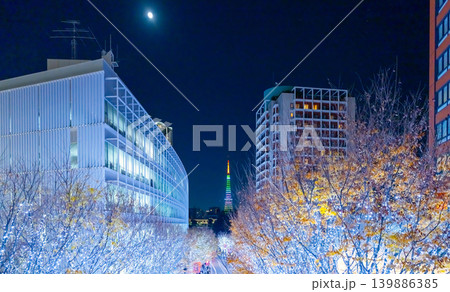 東京・六本木 けやき坂 クリスマスイルミネーション 139886385