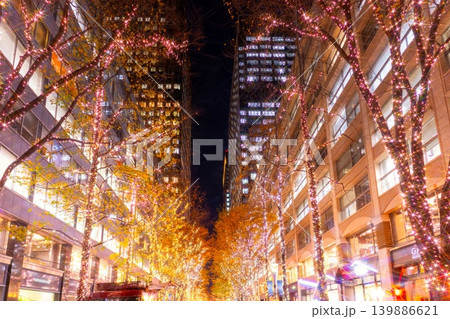東京・丸の内仲通り クリスマスイルミネーション 139886621