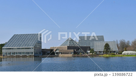 富山市 富山県中央植物園 北池 展示温室 富山市 富山県中央植物園 北池 展示温室 139886722