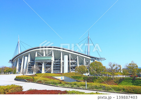 愛知県豊田市、豊田スタジアムの風景 愛知県豊田市、豊田スタジアムの風景 139887403