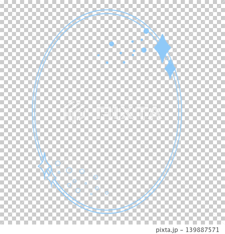Blue oval effect decorative frame (pretty / magical / sparkly / decorative frame) Blue oval effect decorative frame (pretty / magical / sparkly / decorative frame) 139887571