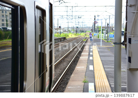 JR東日本東北本線、田尻駅から小牛田駅までの風景 139887617