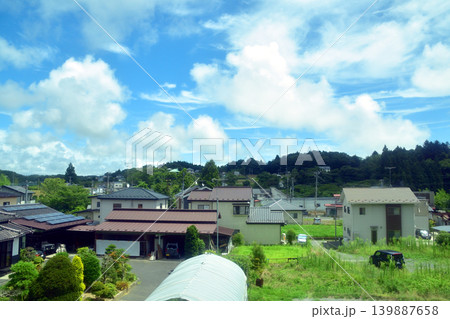 JR東日本東北本線、小牛田駅から仙台駅までの風景 JR東日本東北本線、小牛田駅から仙台駅までの風景 139887658