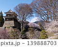 桜に包まれる上田城 139888703