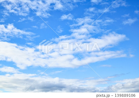 Wonderful New Zealand Sky Replacement Blue With Some Puffy Clouds 139889106