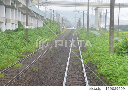 JR東日本東北本線、白石駅から福島駅までの風景 JR東日本東北本線、白石駅から福島駅までの風景 139889609
