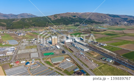 April 26 2026 Shin Hakodate Hokuto Station Aerial With Farmland April 26 2026 Shin Hakodate Hokuto Station Aerial With Farmland 139889767
