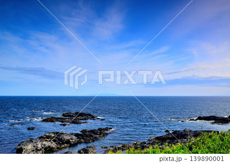 三浦半島　城ヶ島海岸の風景 139890001