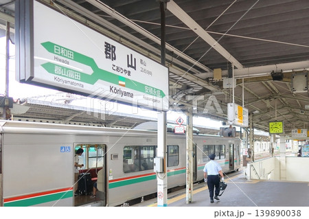JR東日本東北本線、福島駅から郡山駅までの風景 JR東日本東北本線、福島駅から郡山駅までの風景 139890038