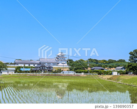 千葉県野田市関宿にある関宿城 千葉県野田市関宿にある関宿城 139890357